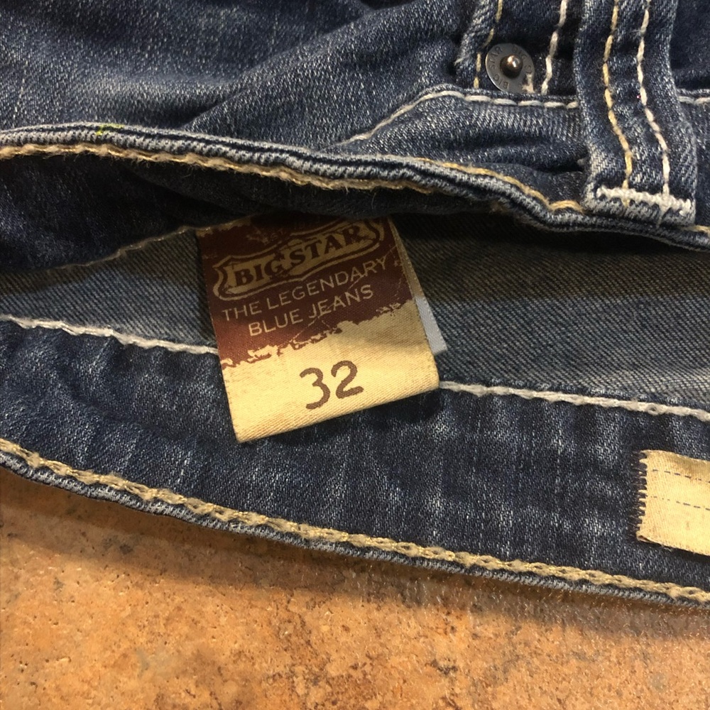 Big Star Remy Low‎ Rise Fit Jeans Size 32 - Picture 4 of 6